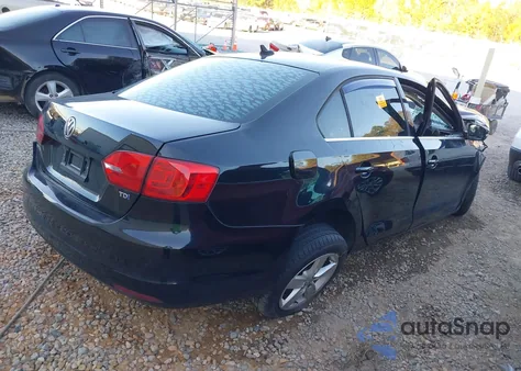 2014 Volkswagen Jetta 2.0L Tdi из США, поврежденный, VIN 3VW3L7AJ1EM328324